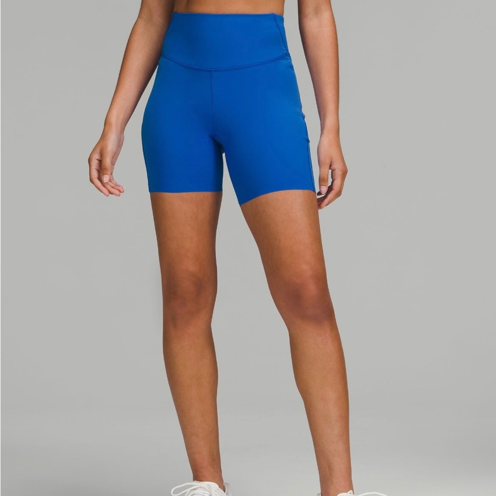 Lululemon Blue Biker Shorts